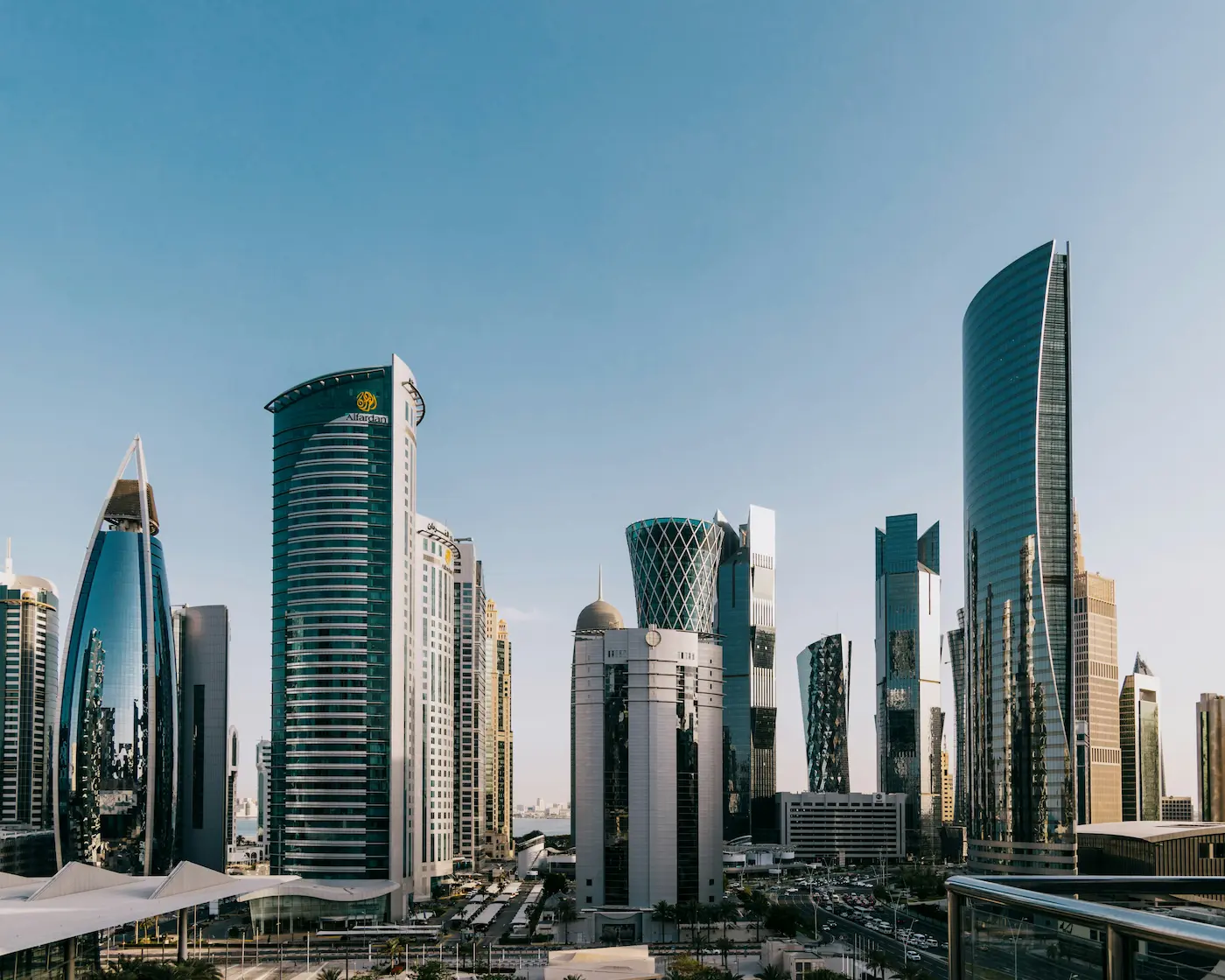 UAE skyline and business district